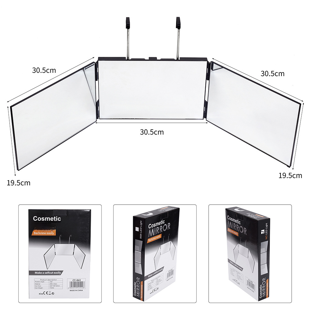Modest and Co LED Folding Makeup Mirror